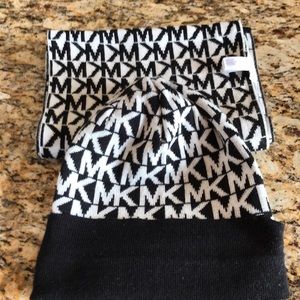 Michael kors hat and scarf